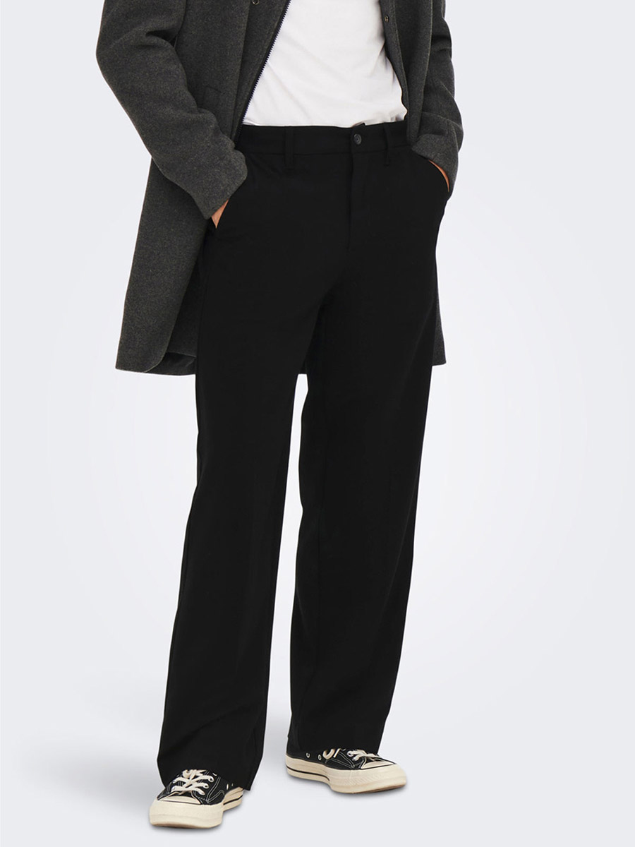 Black Baggy Trousers